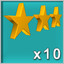 3 Stars x10