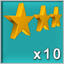 3 Stars x10